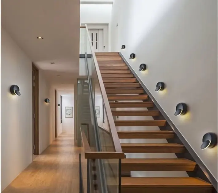 lighting on stairs
